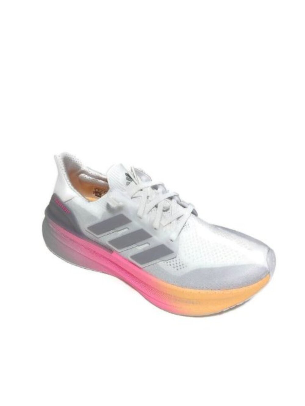 Adidas Ultraboost 5 Womens Size 9 Running Shoes White Lucid Pink ID8840 BOOST